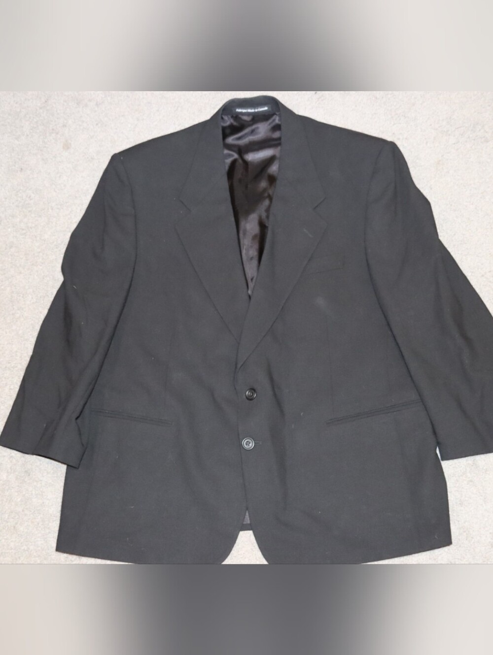 Braver Brook 2 Pc Wool Suit 44S